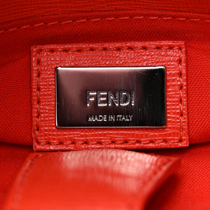 Fendi Vitello Elite Monster Petite 2Jours Tote Blue Royal Papavero Multicolor 6 of 9