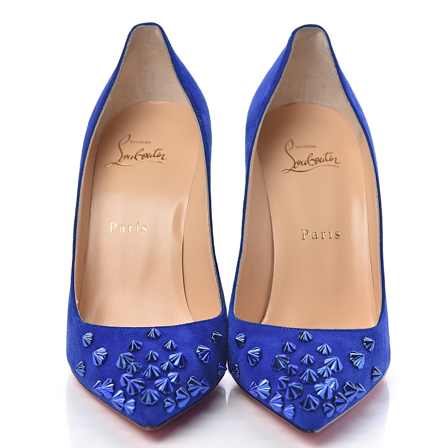 Christian Louboutin Veau Velours Drama 100 Pumps 38 Azulejo 2 of 7