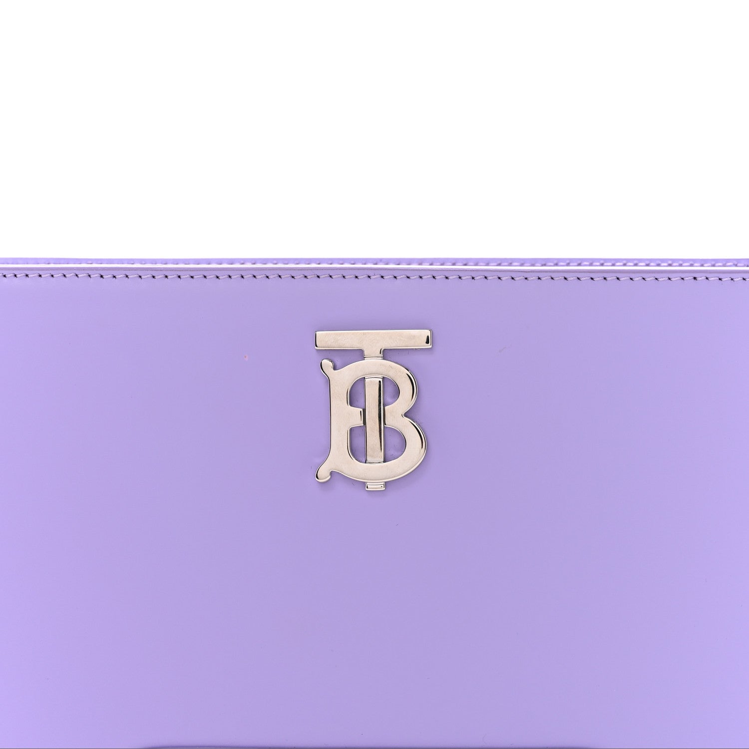 Burberry Smooth Calfskin TB Shoulder Bag Soft Violet 8 of 12