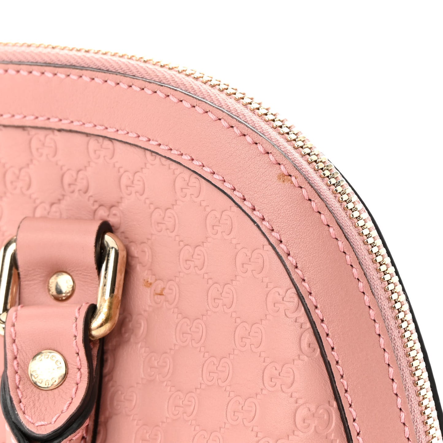 Microguccissima Medium Dome Bag Soft Pink