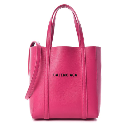 Balenciaga Calfskin XXS Everyday Tote Rose Magenta Black 1 of 13
