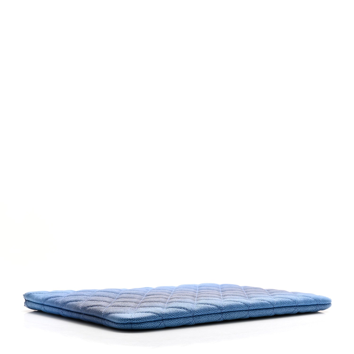 Chanel Caviar Ombre Medium Cosmetic Case Blue 4 of 8