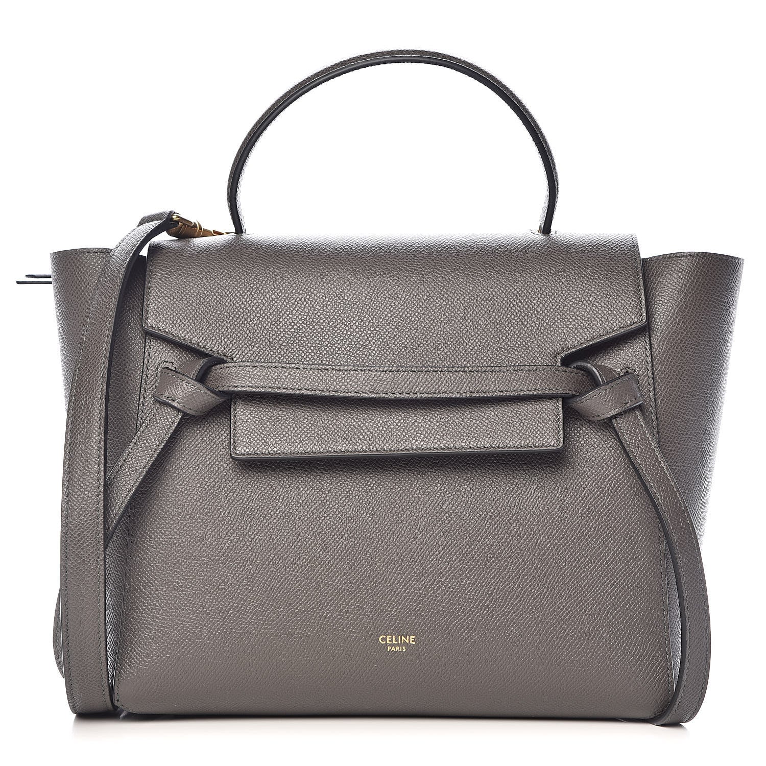Celine Grained Calfskin Micro Belt Bag Grey 1 of 10
