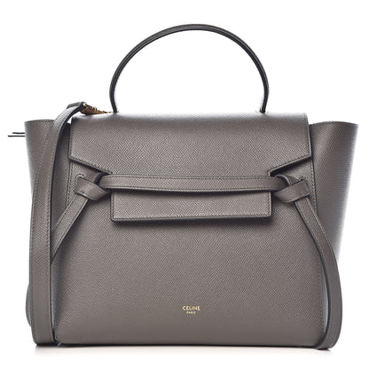 Celine Grained Calfskin Micro Belt Bag Grey 1 of 10