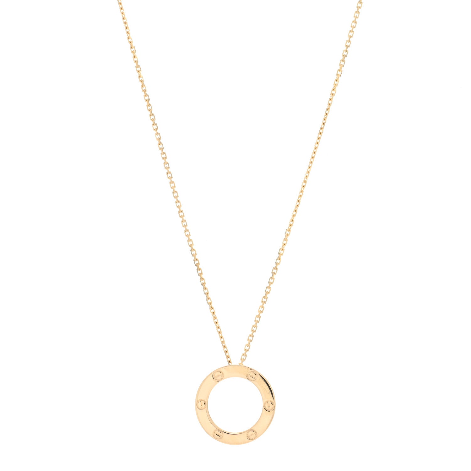 Cartier 18K Yellow Gold LOVE Pendant Necklace 1 of 5