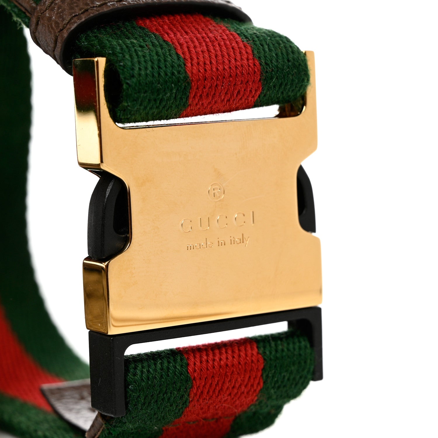 Gucci GG Supreme Monogram Web Ophidia Utility Belt Bag 85 34 Beige Ebony New Acero 11 of 12