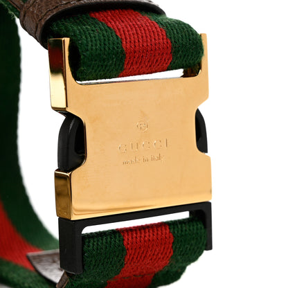Gucci GG Supreme Monogram Web Ophidia Utility Belt Bag 85 34 Beige Ebony New Acero 11 of 12
