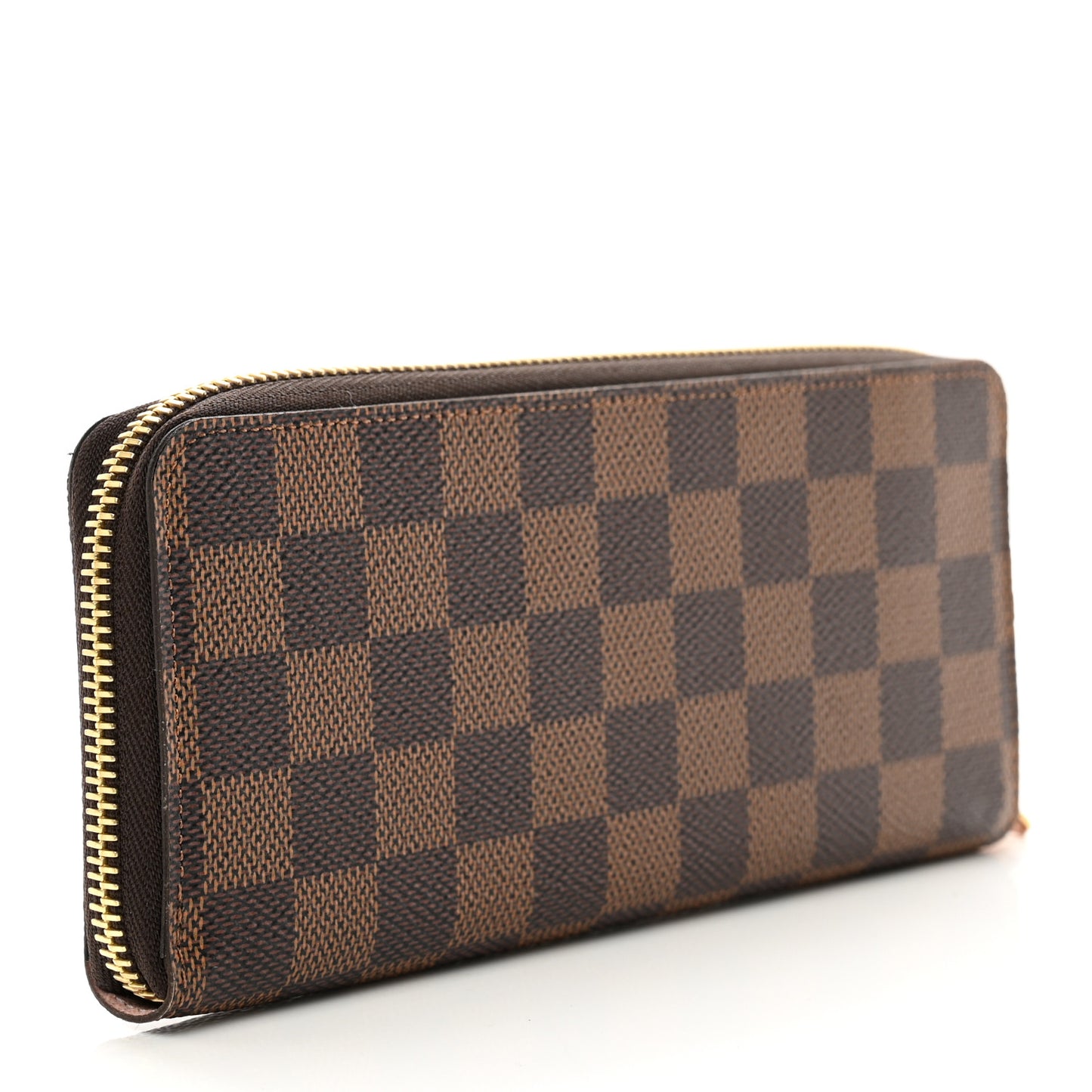 Damier Ebene Clemence Wallet Rose Ballerine