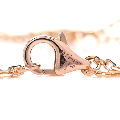 Cartier 18K Pink Gold Diamond LOVE Bracelet 7 of 8