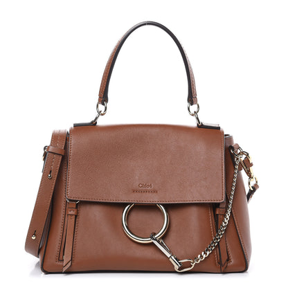 Chloe Calfskin Small Faye Day Shoulder Bag Tan 1 of 13