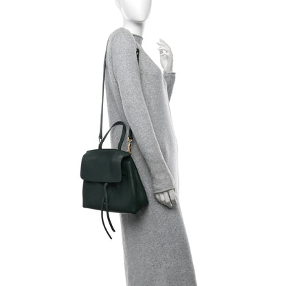 Mansur Gavriel Tumbled Calfskin Mini Lady Bag Moss 2 of 10