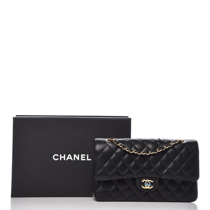 Chanel Caviar Quilted Medium Double Flap Black 9 of 9