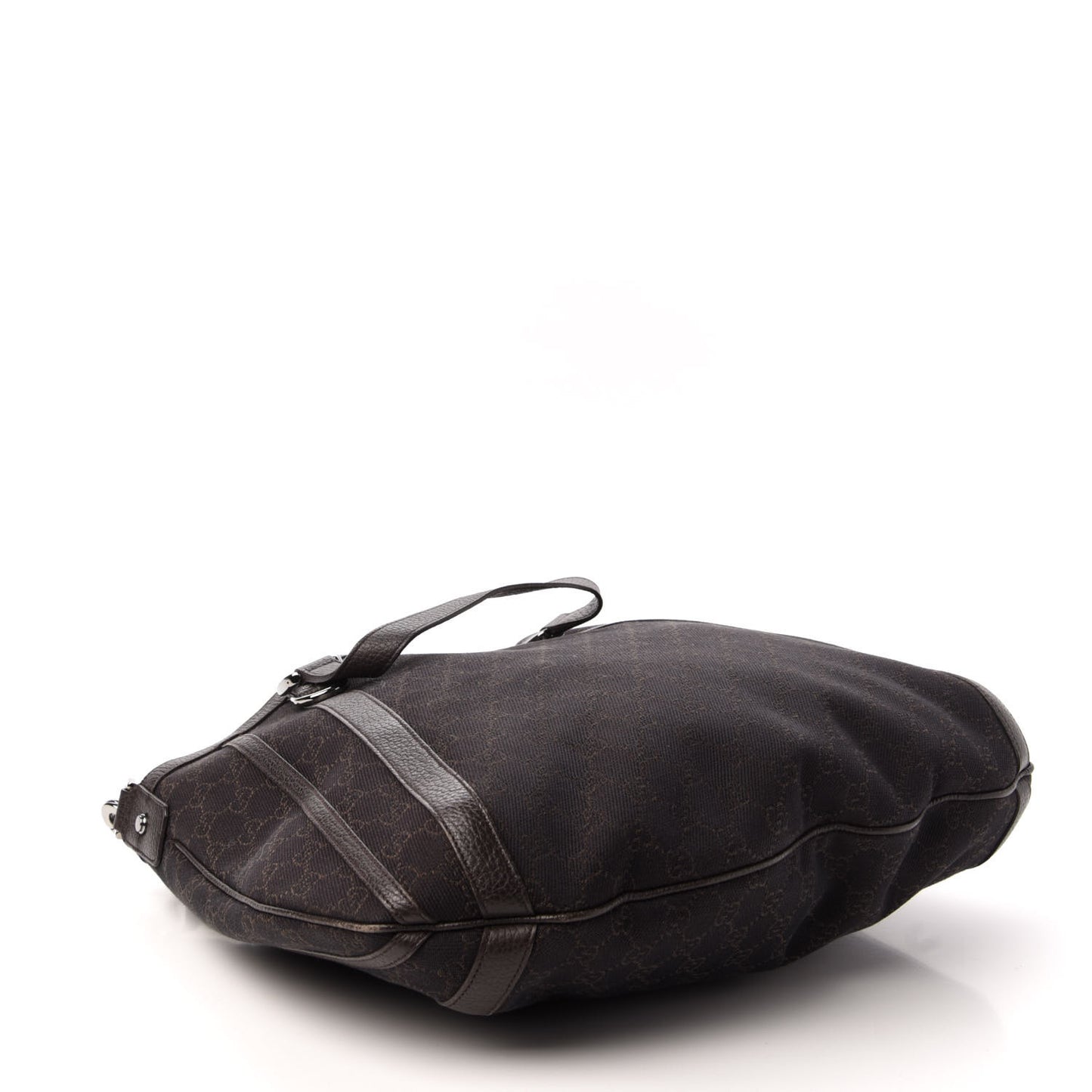Monogram Medium Abbey Convertible Tote Dark Brown