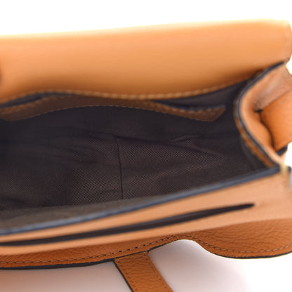 Chloe Calfskin Mini Marcie Round Crossbody Bag Burning Camel 5 of 7