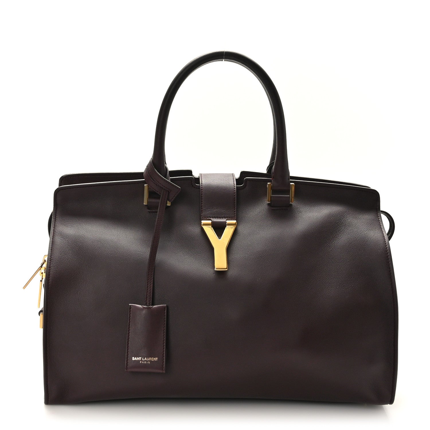 Saint Laurent Calfskin Small Classic Y Cabas Bordeaux 1 of 10