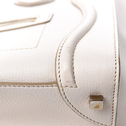 Celine Goatskin Mini Luggage White 11 of 20