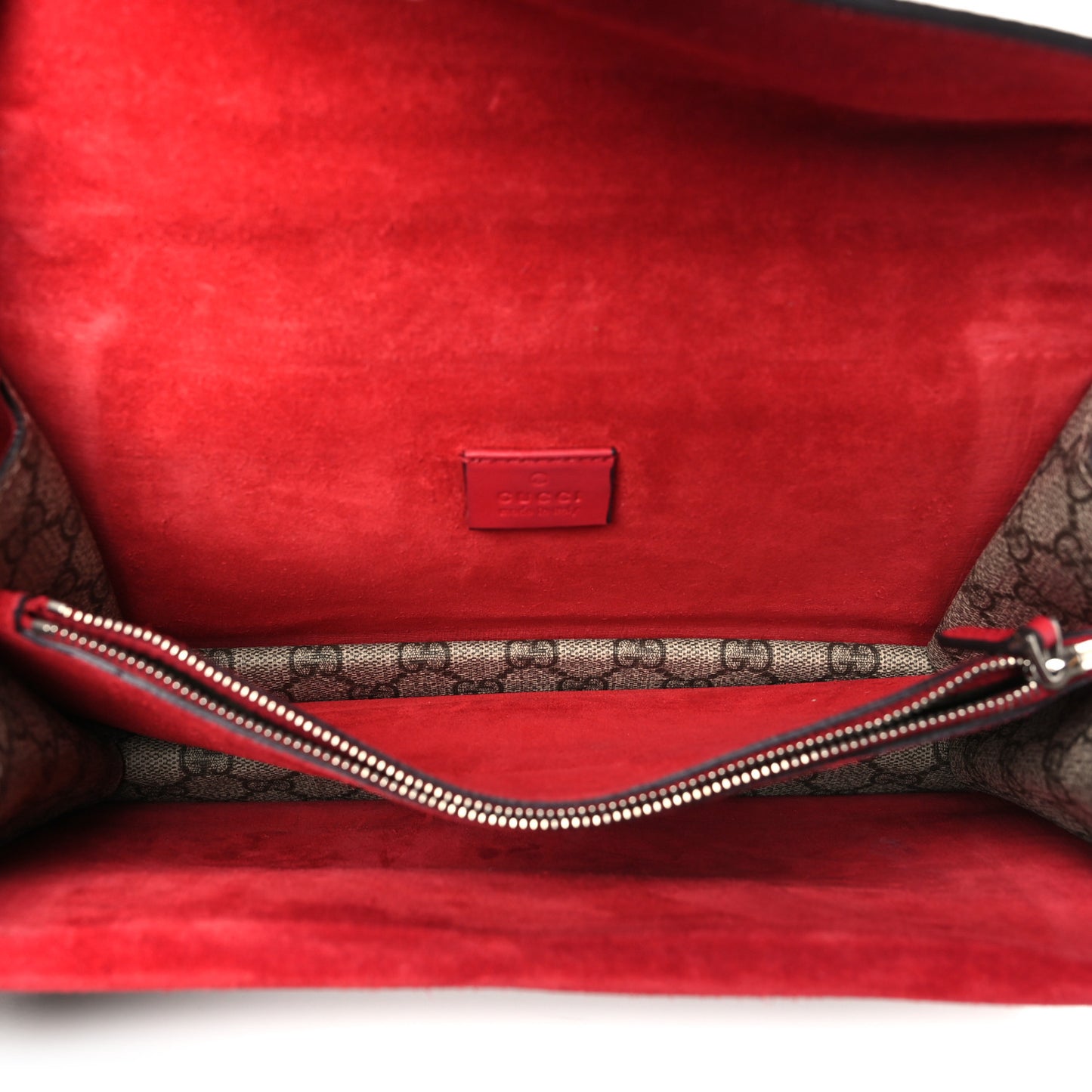 GG Supreme Monogram Small Dionysus Shoulder Bag Red