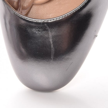 Valentino Garavani Patent Tan-Go Mary Jane 10mm Pumps 41 Silver 8 of 12