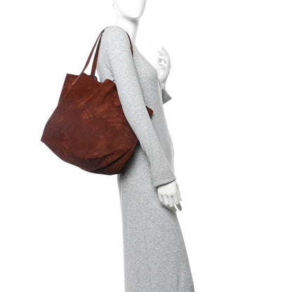 Mansur Gavriel Suede Everyday Soft Tote Chocolate 2 of 11