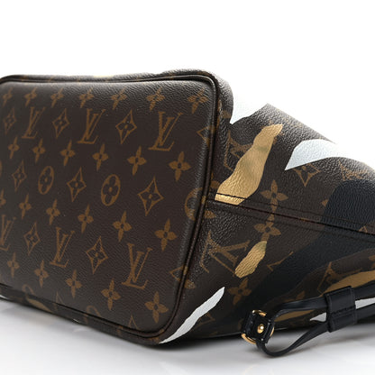 Louis Vuitton X LOL Monogram Neverfull MM Gold Silver 10 of 10