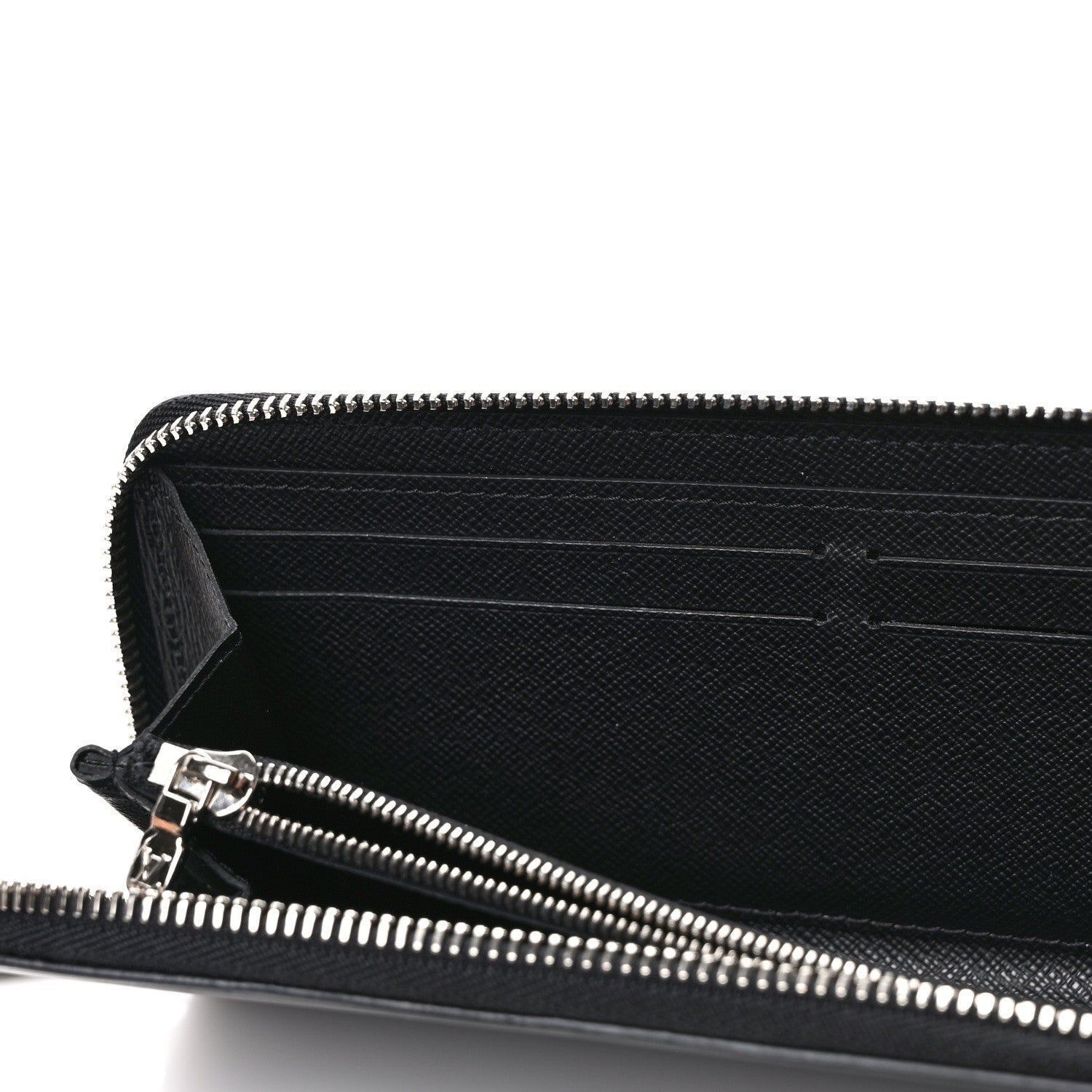 Louis Vuitton Epi Clemence Wallet Black 7 of 9