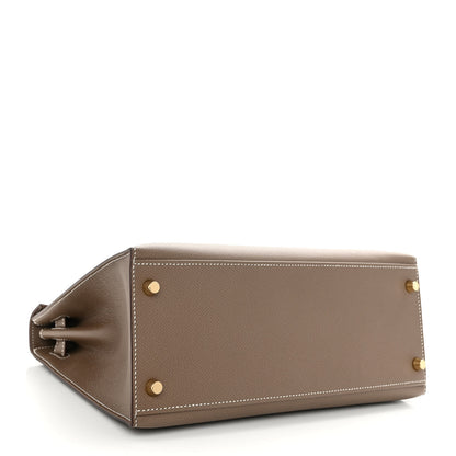 Hermes Epsom Kelly Sellier 28 Etoupe 4 of 11