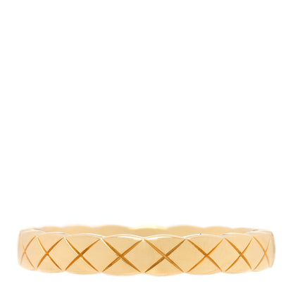Chanel 18K Yellow Gold Mini Coco Crush Ring 54 6.75 3 of 5