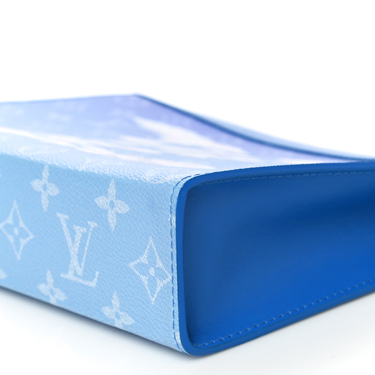 Louis Vuitton Monogram Clouds Pochette Voyage MM A4 Blue 10 of 10