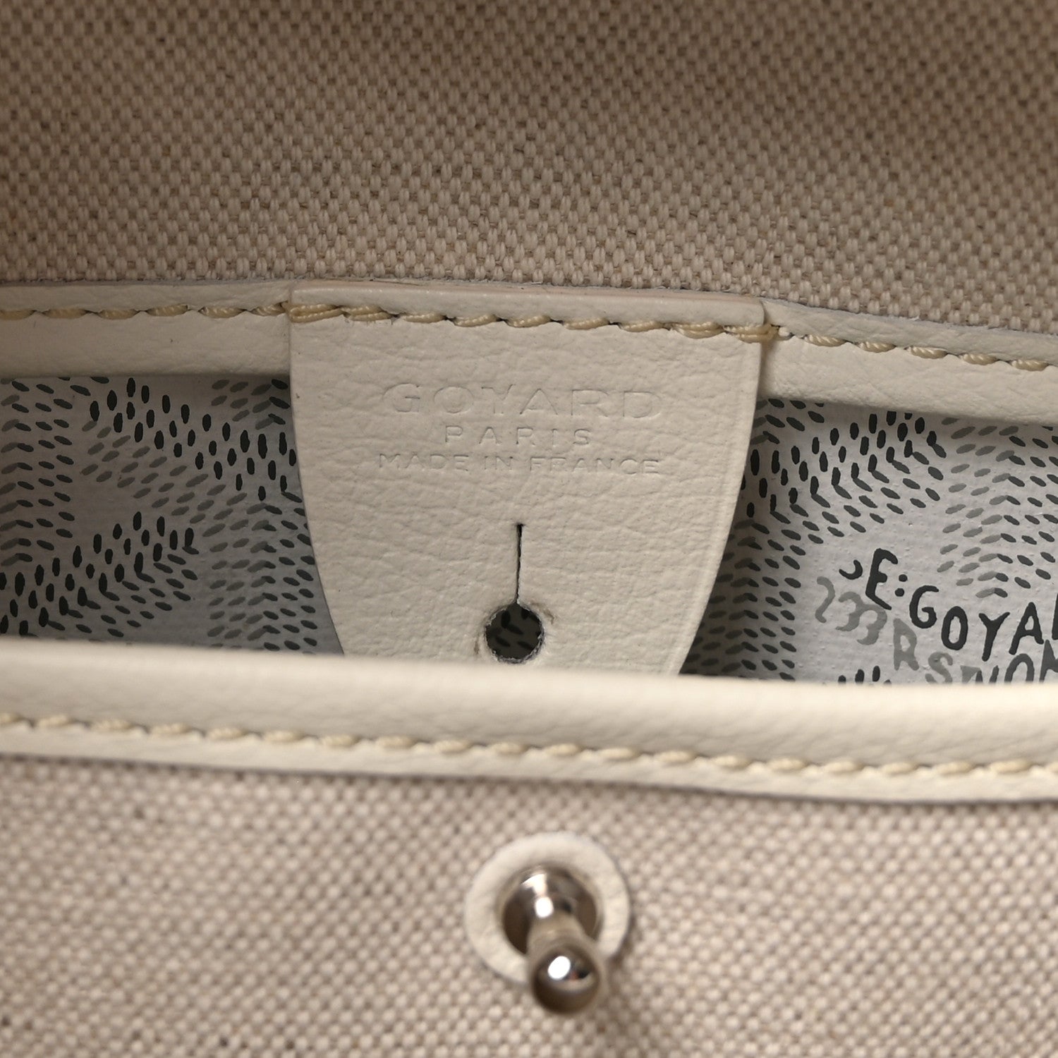 Goyard Goyardine Artois MM White 6 of 10