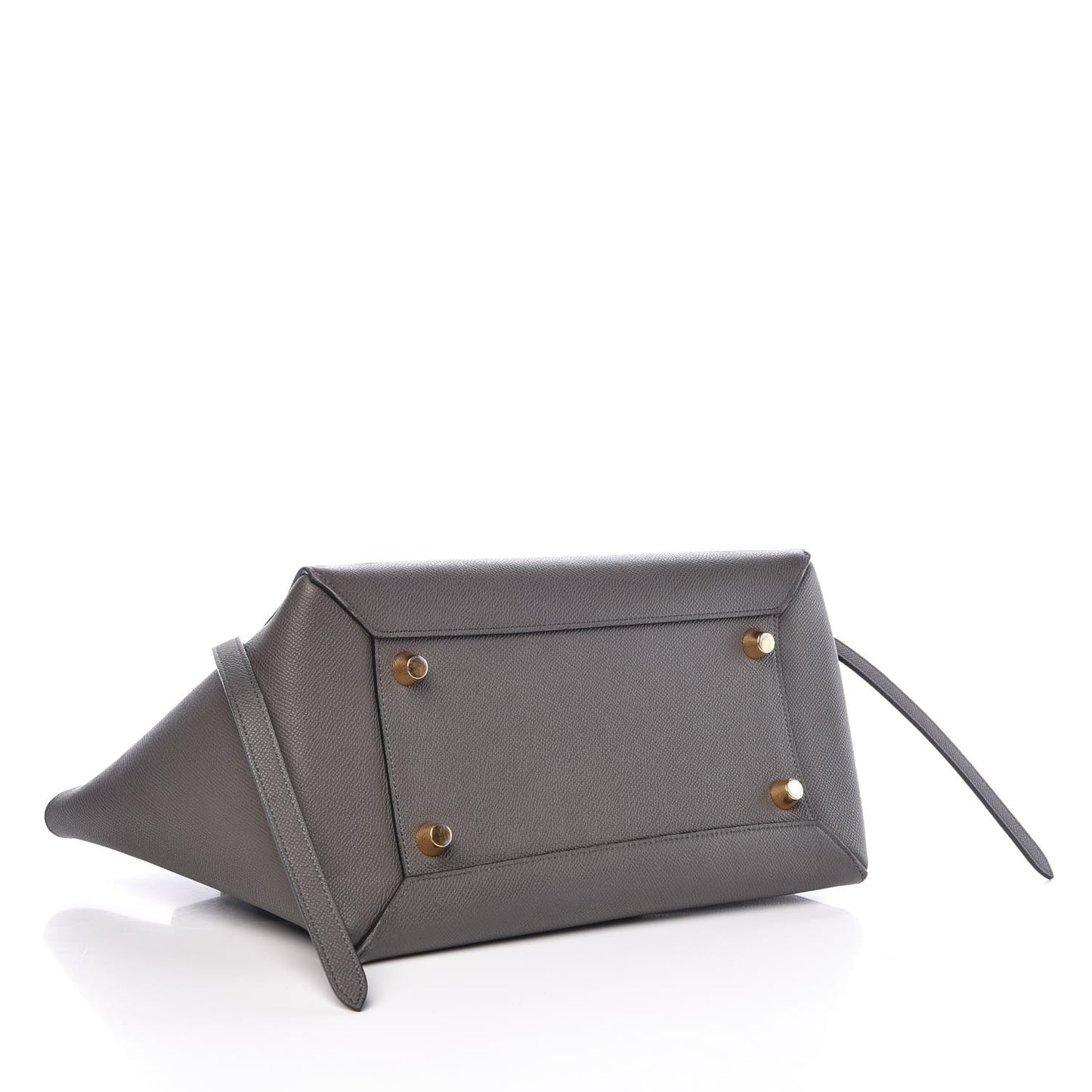 Grained Calfskin Mini Belt Bag Grey