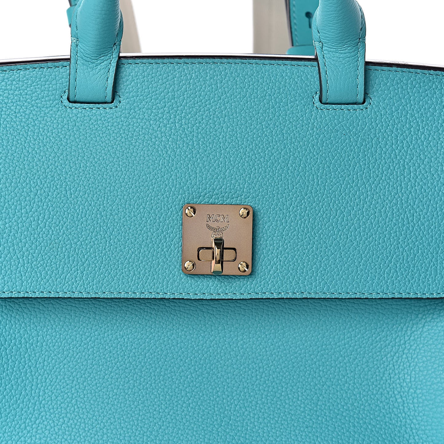 Grained Calfskin Medium Milla Convertible Backpack Oasis Green