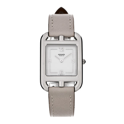 Hermes Stainless Steel Swift 23mm Cape Cod Quartz Watch Gris Perle 1 of 5