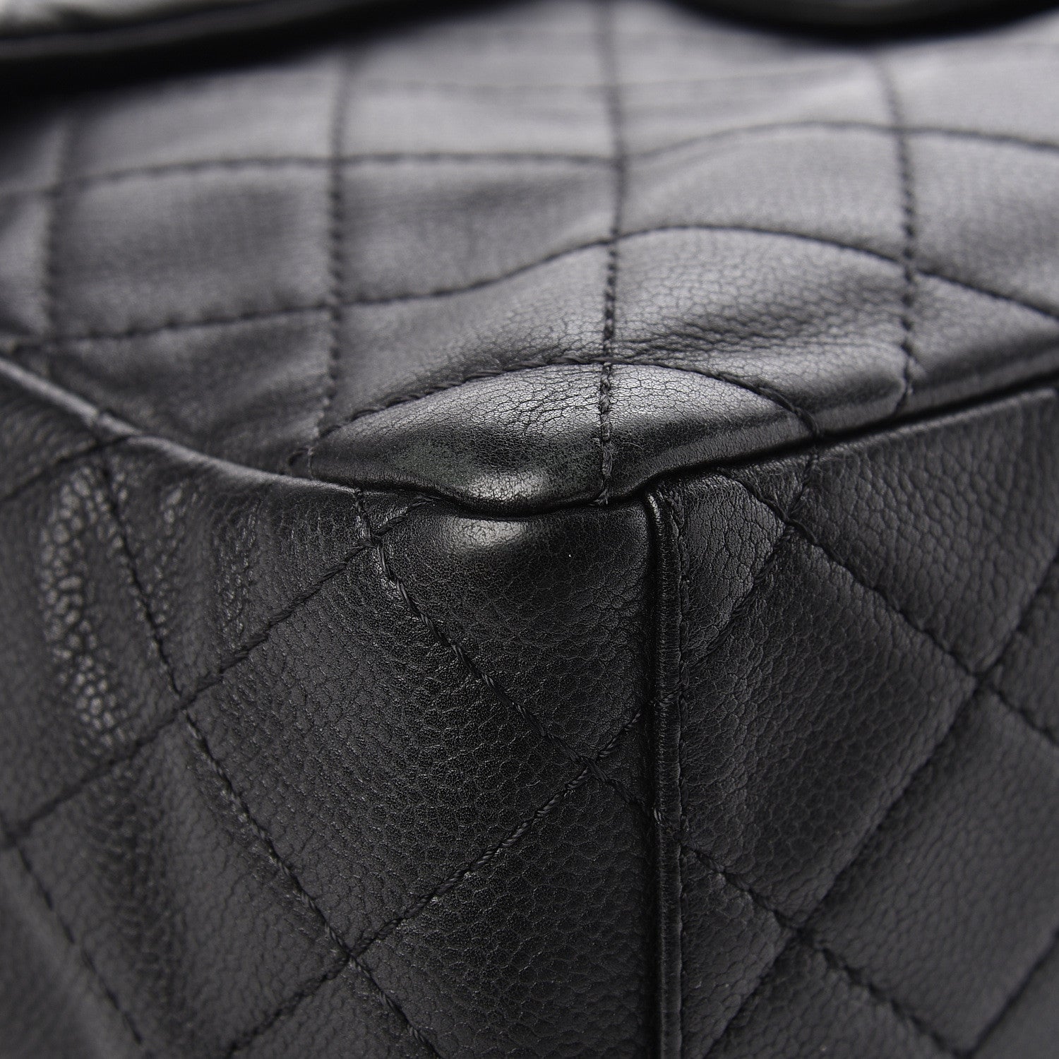 Chanel Caviar Quilted Maxi Single Flap Black 19 of 21