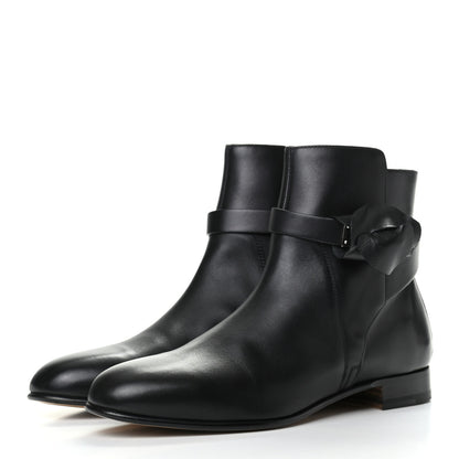 Hermes Calfskin Neo Low Boots 37.5 Black 3 of 9