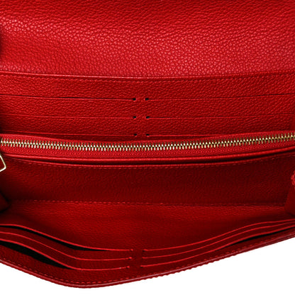 Louis Vuitton Empreinte Sarah Wallet Red Scarlet 5 of 8