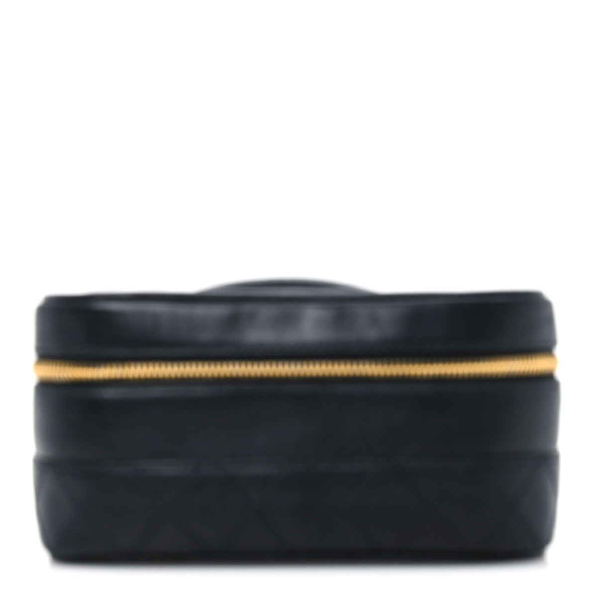 Lambskin Vanity Cosmetic Bag Black