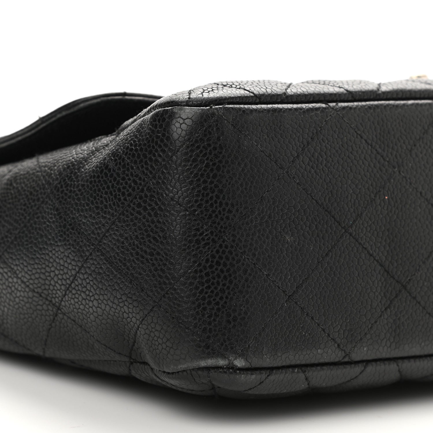 Chanel Caviar Quilted Jumbo Single Flap Black 9 of 14