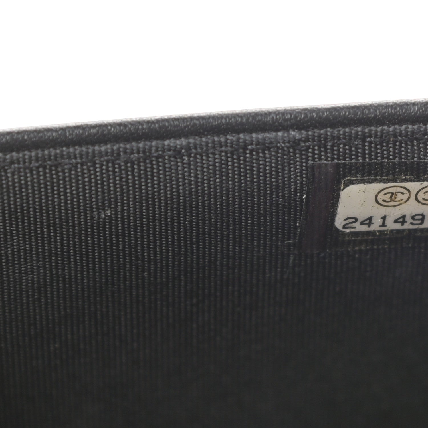 Chanel Calfskin Quilted Chain Around Boy Wallet On Chain WOC Black 8 of 14