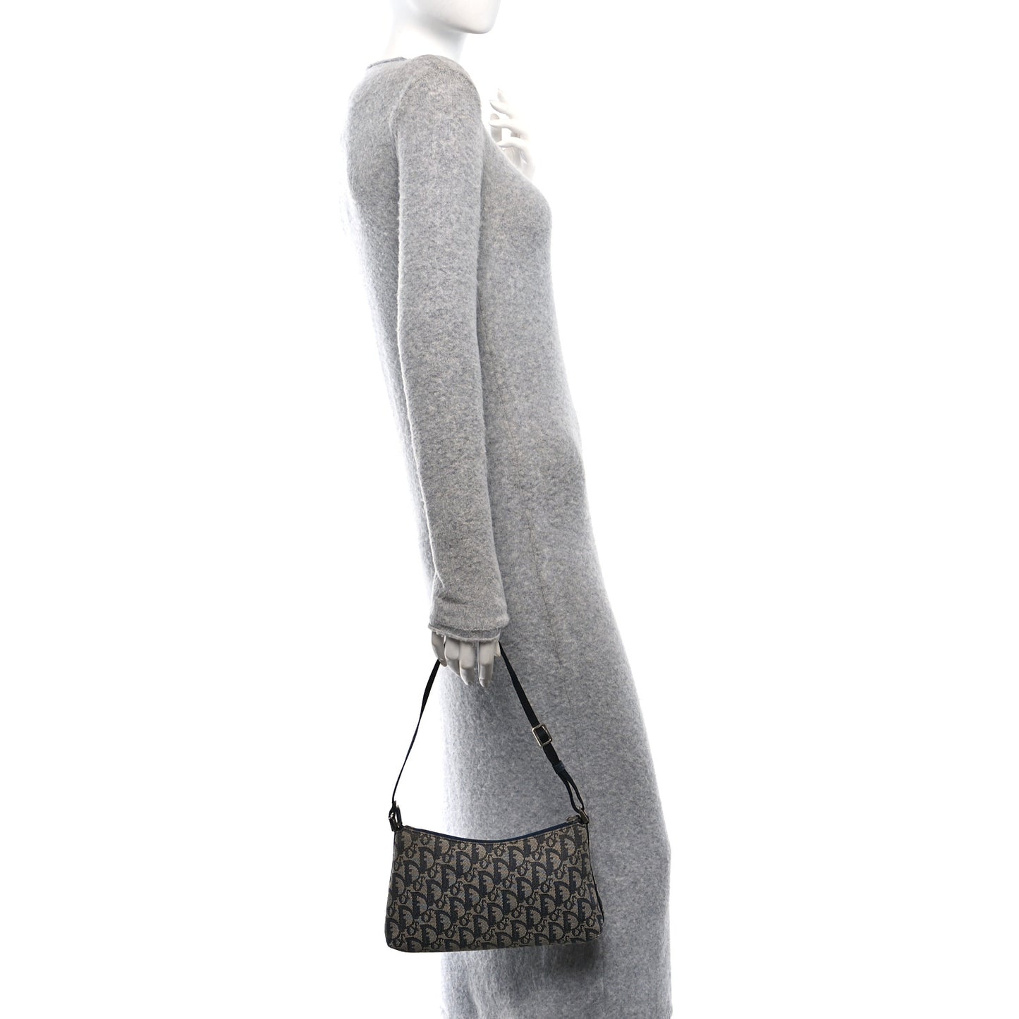 Monogram Shoulder Bag Pochette Black