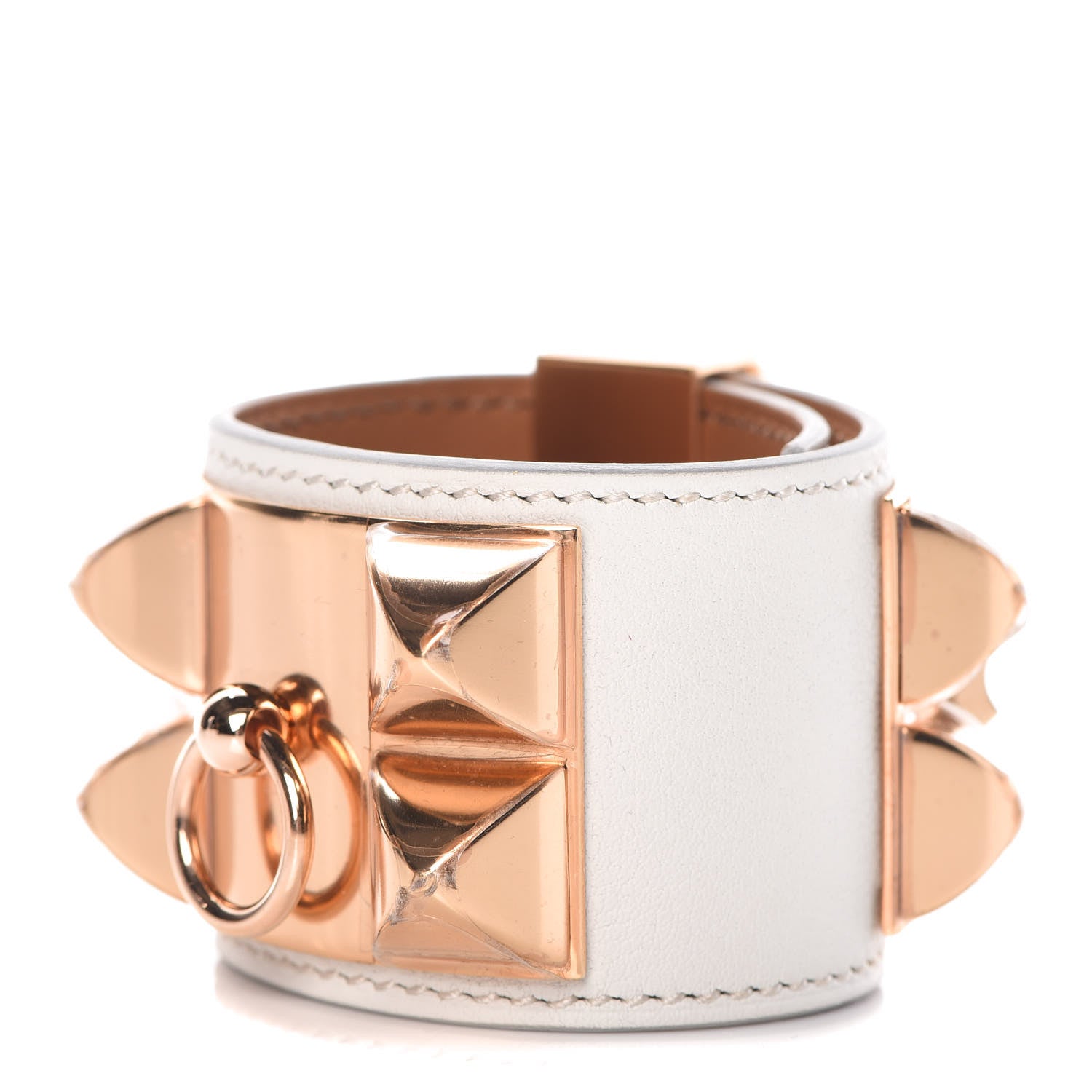 Hermes Swift Collier de Chien CDC Bracelet T1 Beton 1 of 7