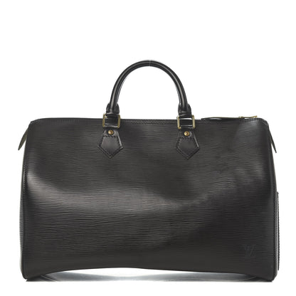 Louis Vuitton Epi Speedy 35 Black 1 of 15