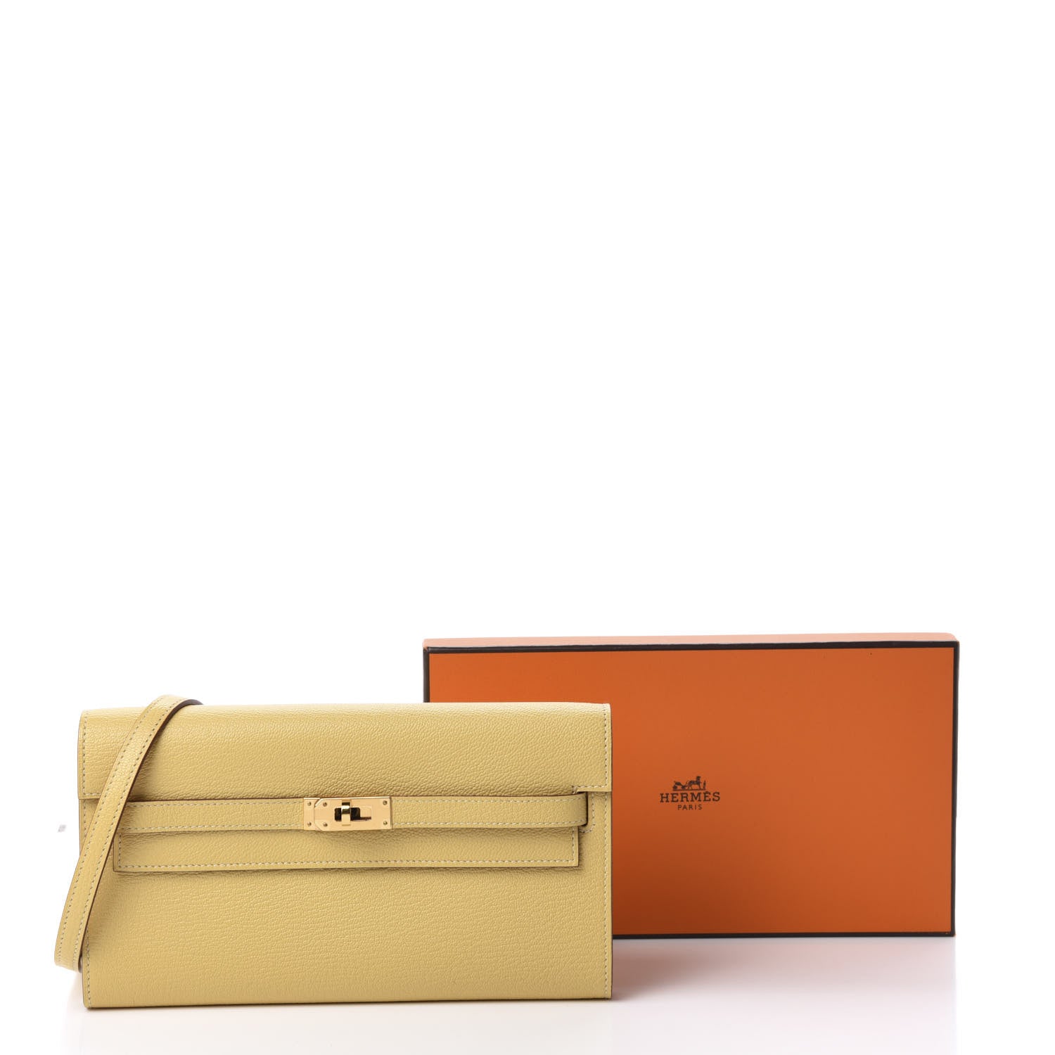 Hermes Chevre Mysore Kelly Wallet To Go Foin 11 of 11