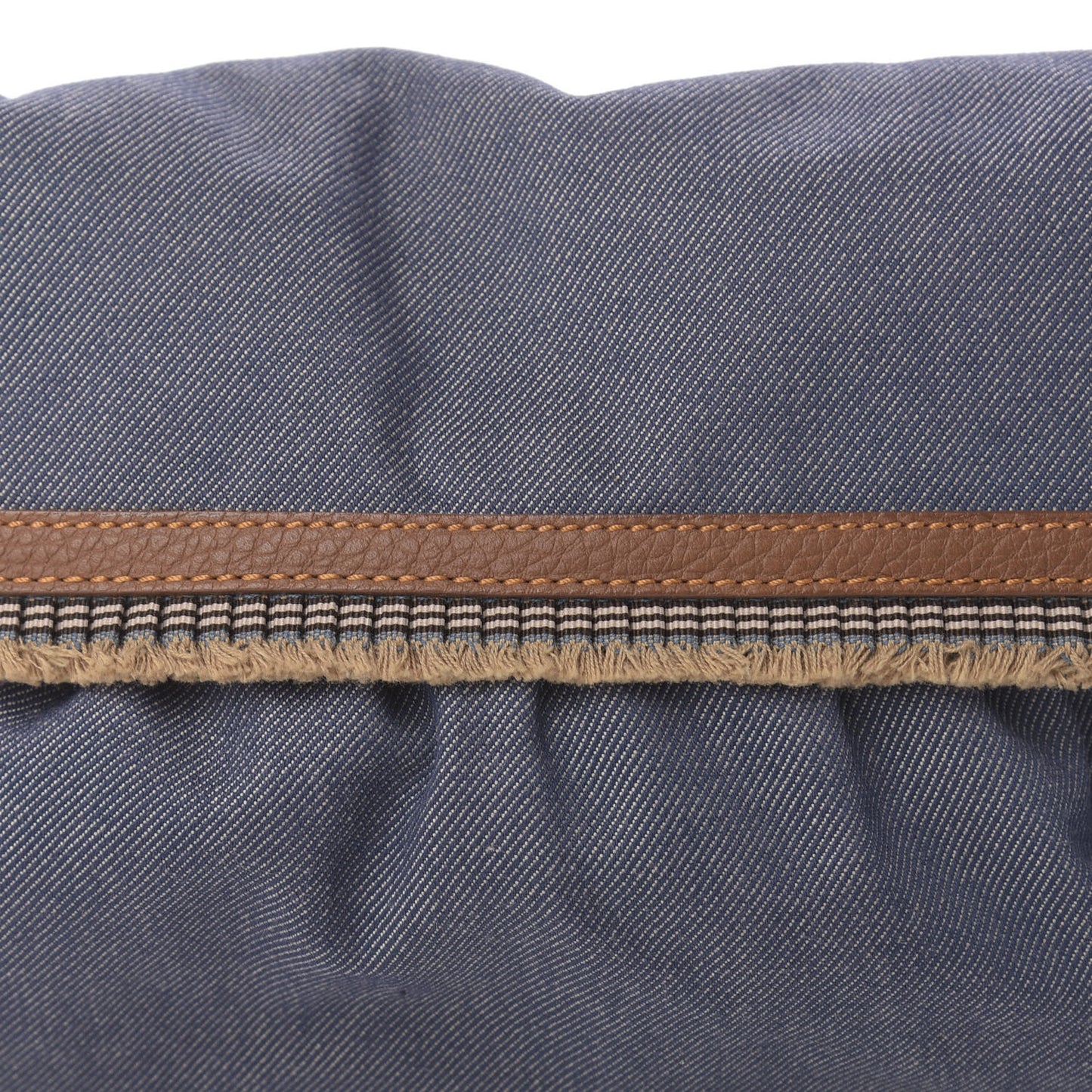 Denim Small Chef Shoulder Bag Blue