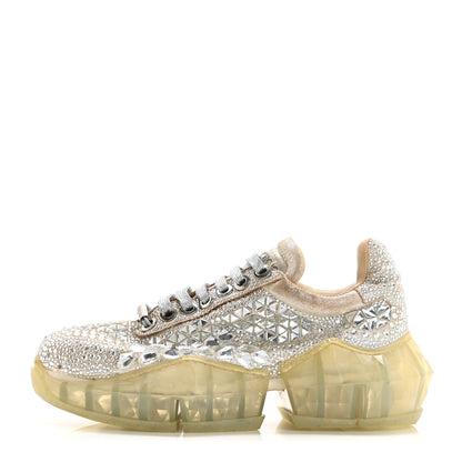 Jimmy Choo Crystal Womens Diamond F Low Top Sneaker 37 1 of 13