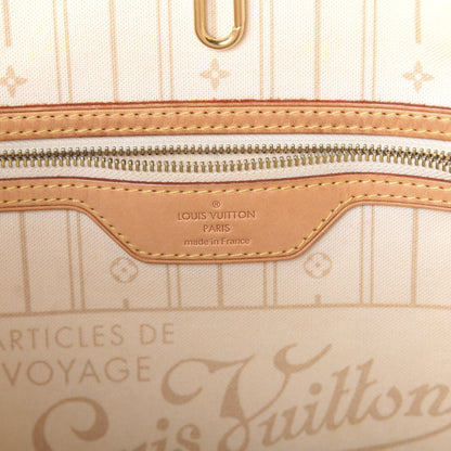 Louis Vuitton Damier Azur Neverfull MM 6 of 9