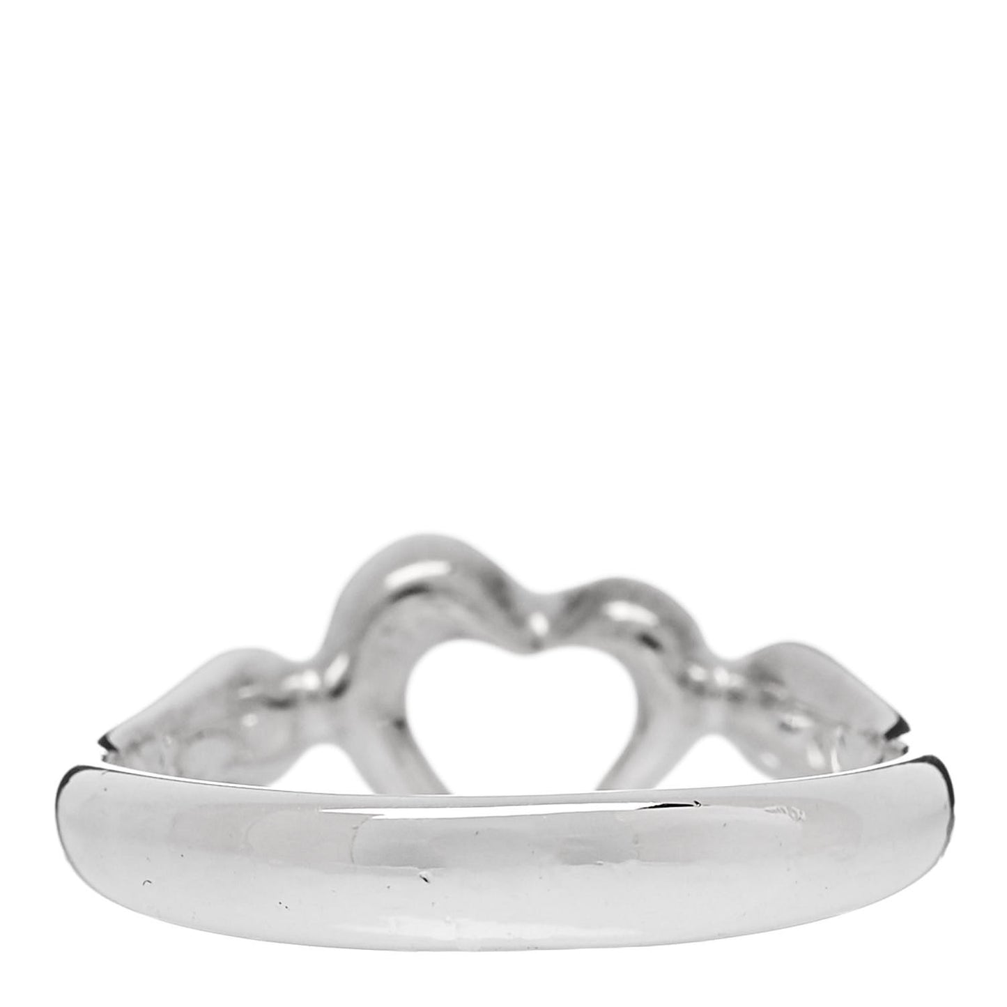 Sterling Silver Elsa Peretti Open Heart Ring 53 6.5