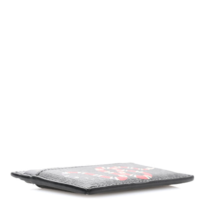 Gucci GG Supreme Monogram Kingsnake Card Holder Black Grey 4 of 9