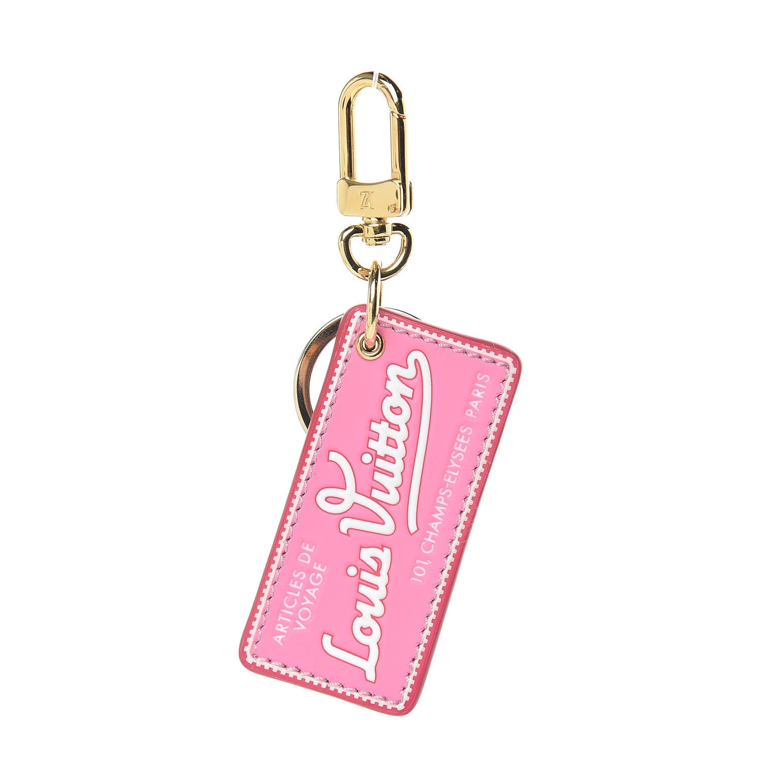 Louis Vuitton Calfskin World Tour BB Bag Charm Key Holder 1 of 3