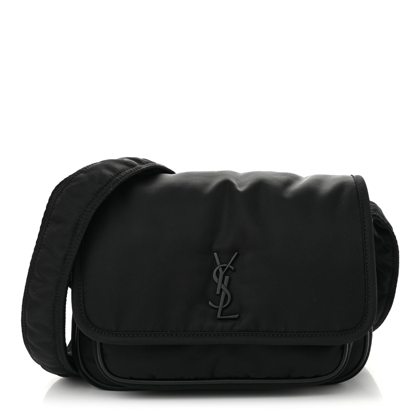 Econyl Nylon Small Niki Messenger Black