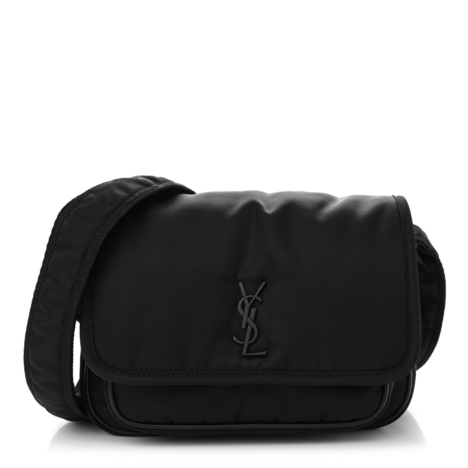 Saint Laurent Econyl Nylon Small Niki Messenger Black 1 of 11